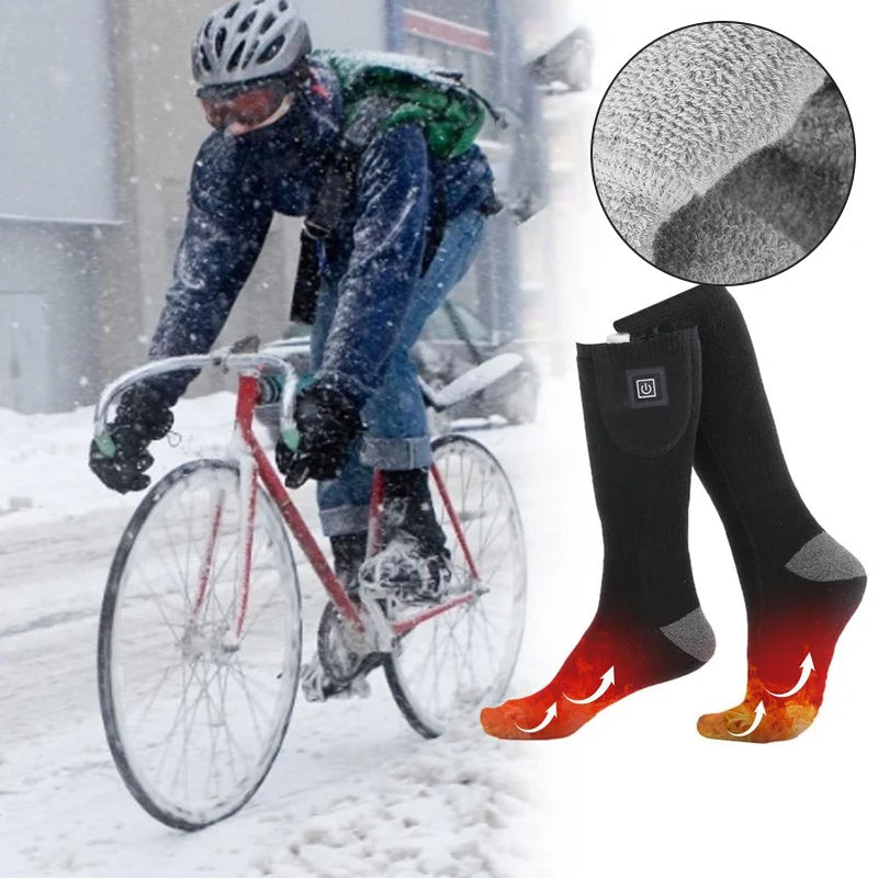 Maliben | Heated Socks THermoluxe | Rechargeable | Adjustable Temperature | Up To 8 h Heat