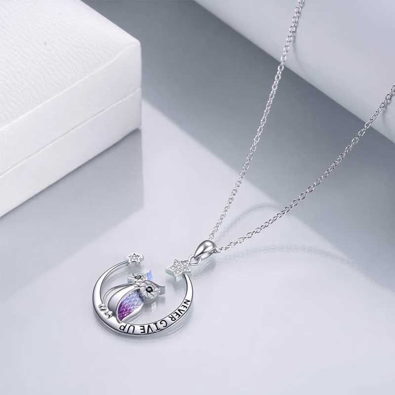 Maliben | Never Give Up Owl Necklace