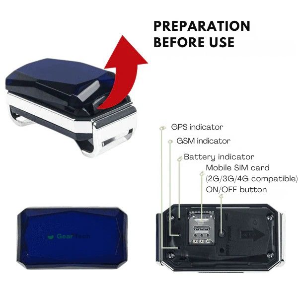 Maliben | GPS Dog Collar | Waterproof, Adjustable & Unlimited Range for Real-Time Tracking