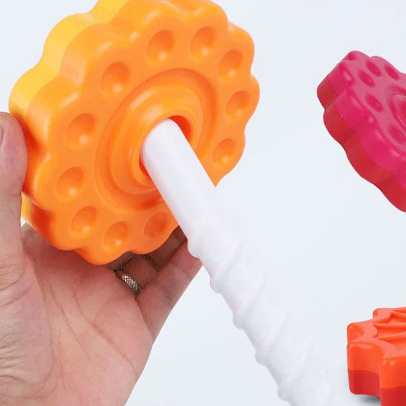 Maliben | Colorful Spinning Tower – Stack And Learn With Fun