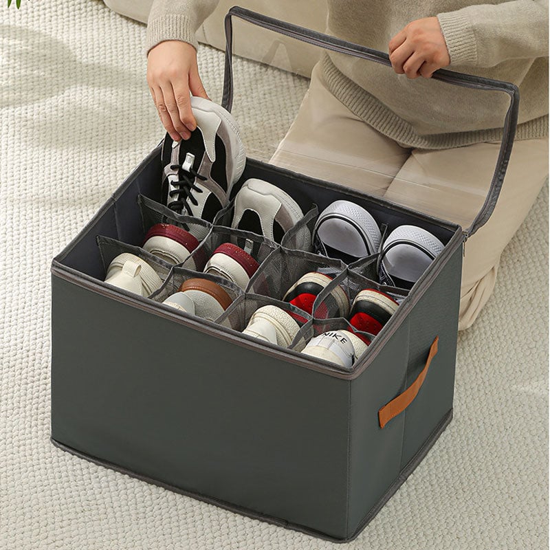 Maliben | Collapsible Shoe Organizer Box With Transparent Lid