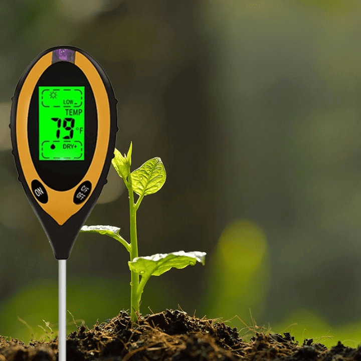 Maliben | 4-In-1 Soil Analyzer: Ph, Moisture, Temperature, Light