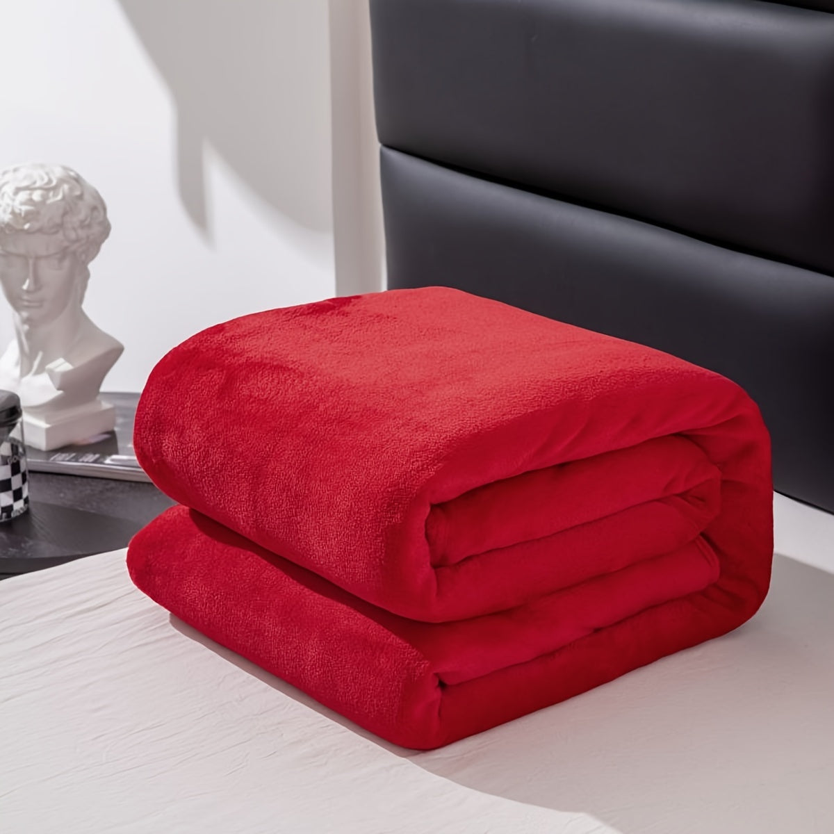 Maliben | Gray Flannel Blanket: Luxury ComFort for Every Season