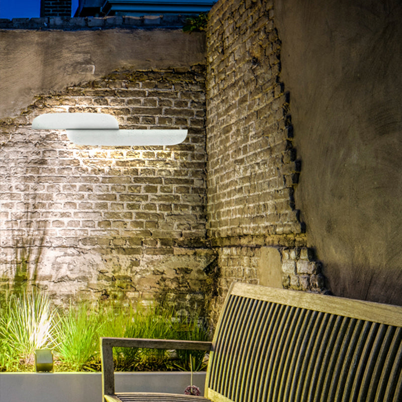 Maliben | Modern Waterproof Curved Outdoor Wall Lamp