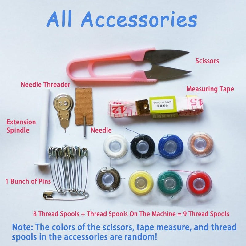 Maliben | Mini Handheld Sewing Machine Kit – Cordless, Portable & Ready-To-Sew