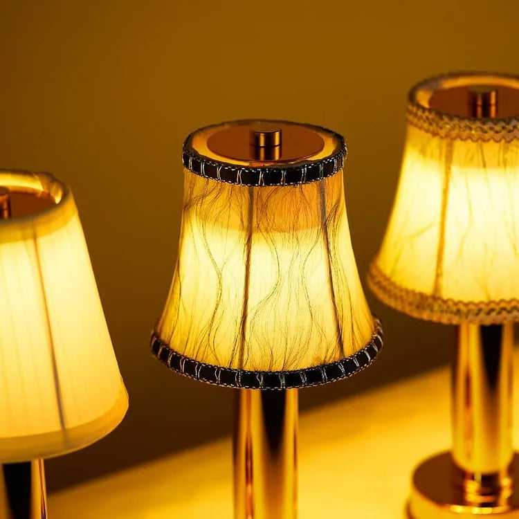 Maliben LuxeSilk Cordless Table Lamp — Rechargeable LED