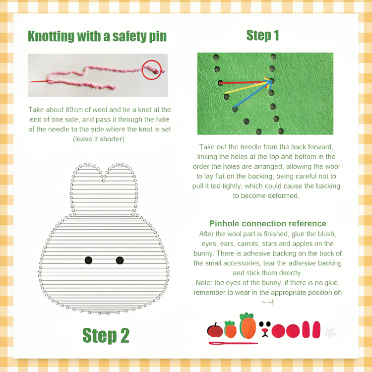 Maliben | Diy Embroidery Doll Kit For Kids — Unleash Playful Creativity And Pride In Little Hands!