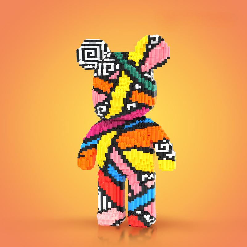 Maliben | Diy Pixel Art Block Bear Figures – Creative Building & Collectible Display