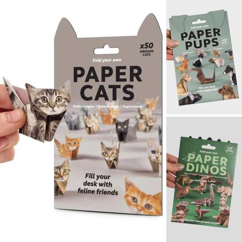 Maliben | 50-Sheet Cat Origami Kit