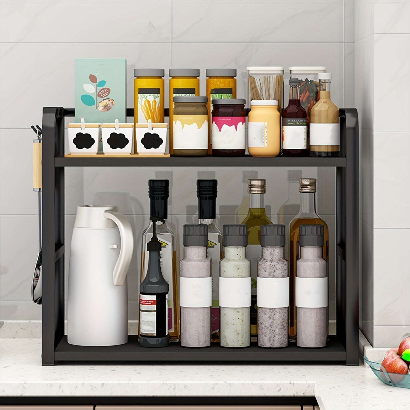 Maliben | Spicify Storage Rack - Stylish Kitchen Storage Rack Made Of Stainless Steel For Organization