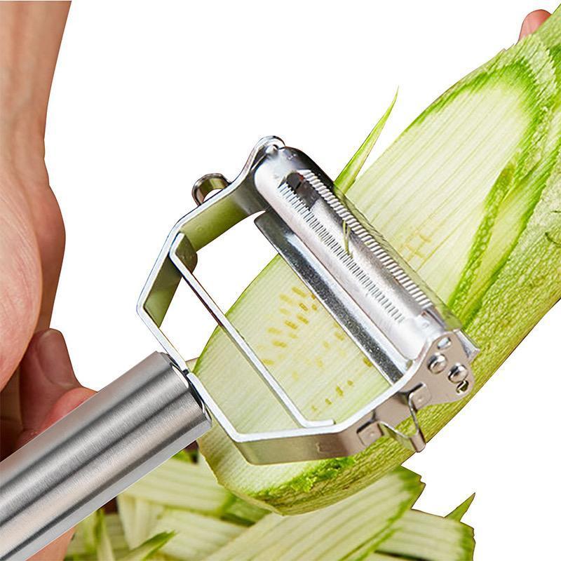 Maliben | Ultra-sharp stainless steel multifunctional vegetable peeler & julienne cutter