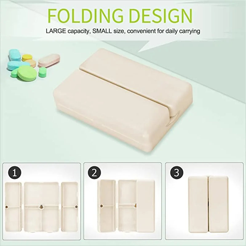 Maliben | Foldable Carry-On 7 Compartment Pill Box
