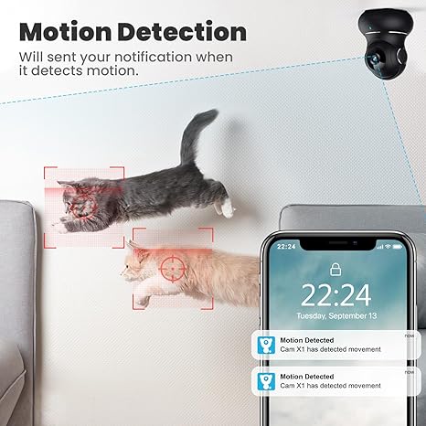Maliben | 360° Indoor Security Camera - For Safety And Peace Of Mind