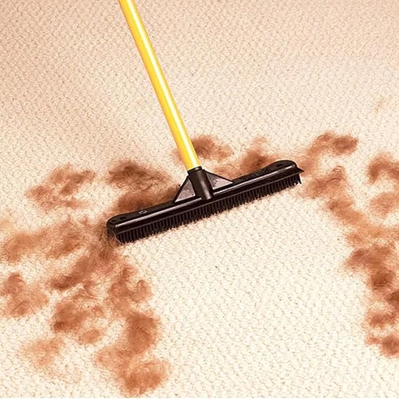 Maliben | Fur-Free Pet Hair Remover Brush | Versatile & Scratch-Free | 100% Natural Rubber
