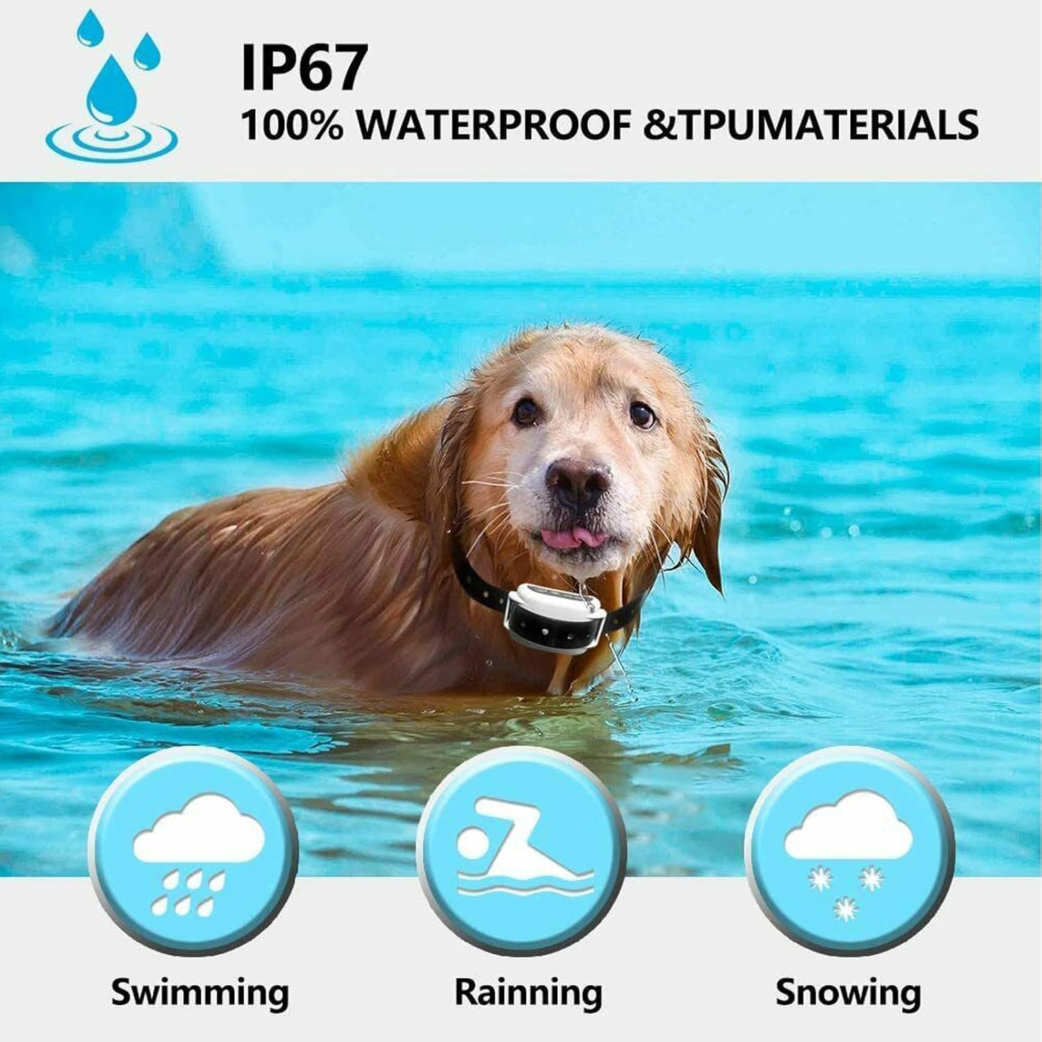 Maliben Wireless Dog Fence Collar System — Waterproof, Rechargeable & Ideal for Home...