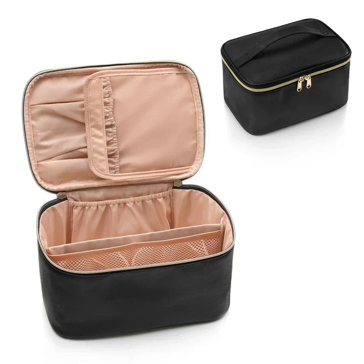 Maliben | Practical Make-Up Organizer For Traveling | With Compartments And Dividers