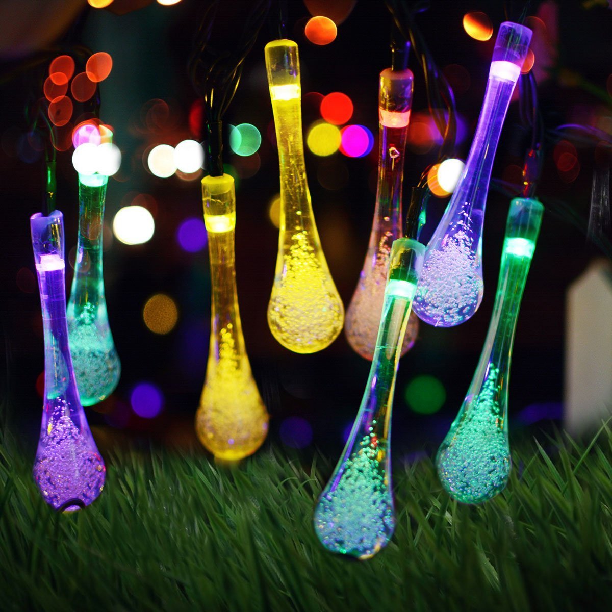 Maliben | Led Water Drop Solar Lights
