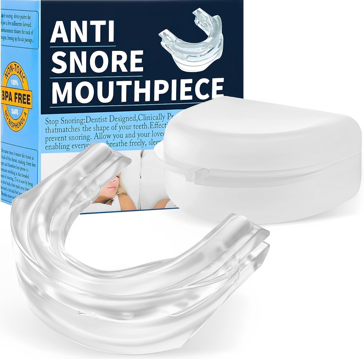 Maliben | Anti-Snoring Sleep Apnea Mouthpiece Protection