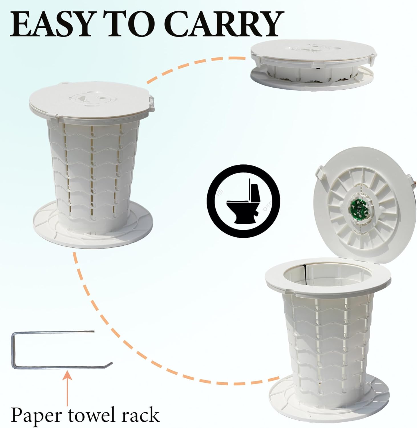 Maliben | Portable Toilet With Adjustable Height – Campmate
