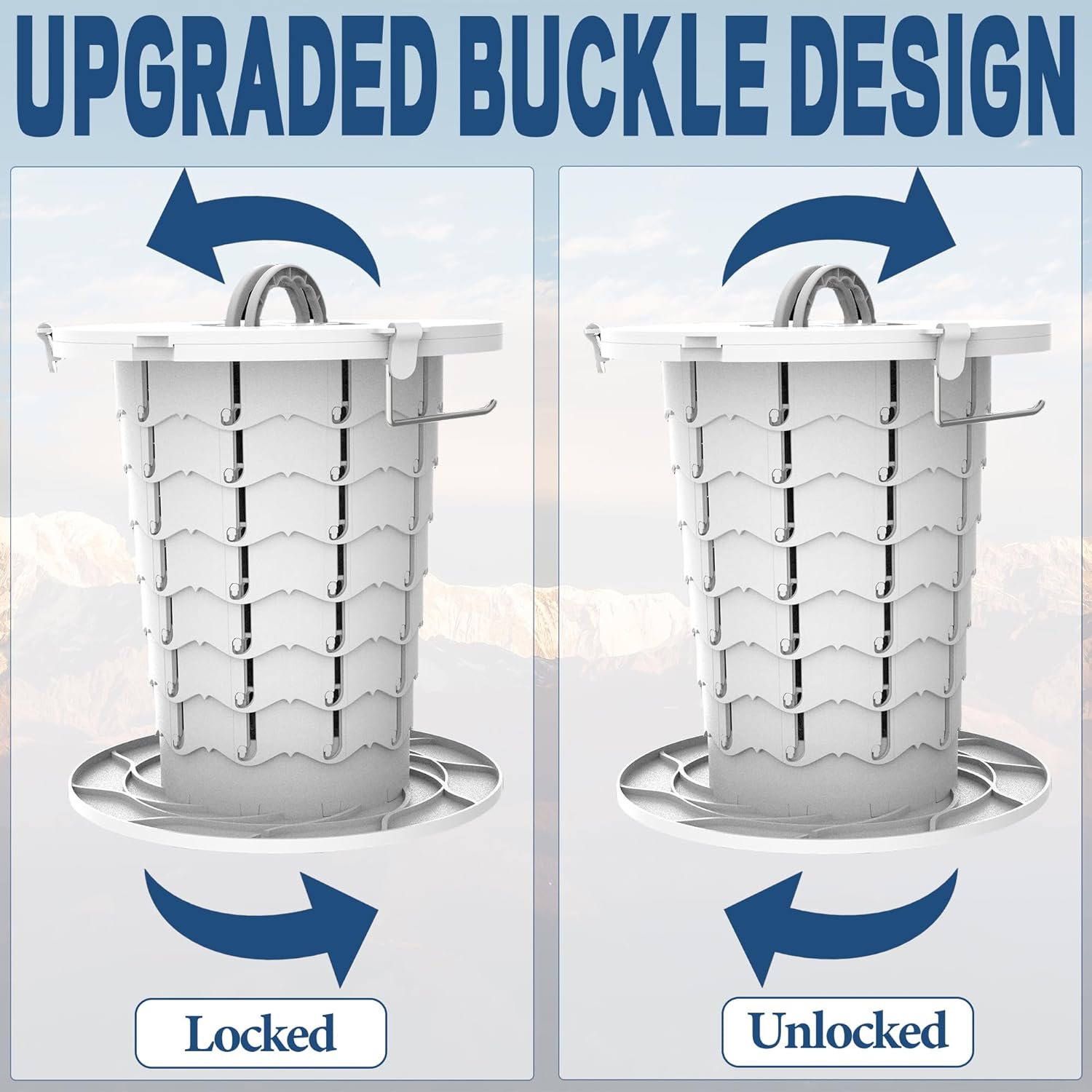 Maliben | Portable Toilet With Adjustable Height – Campmate
