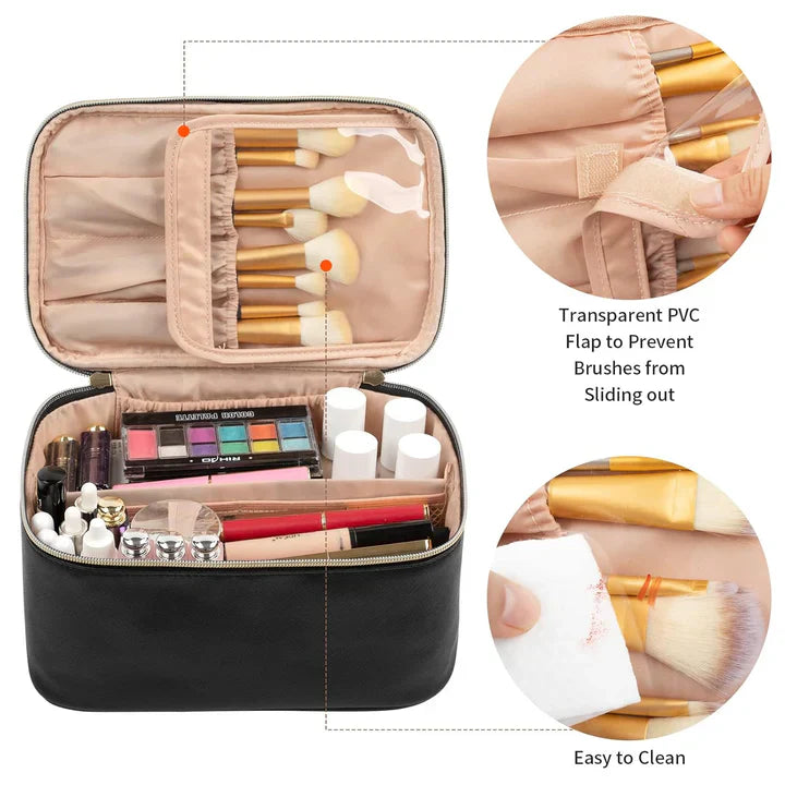 Maliben | Practical Make-Up Organizer For Traveling | With Compartments And Dividers