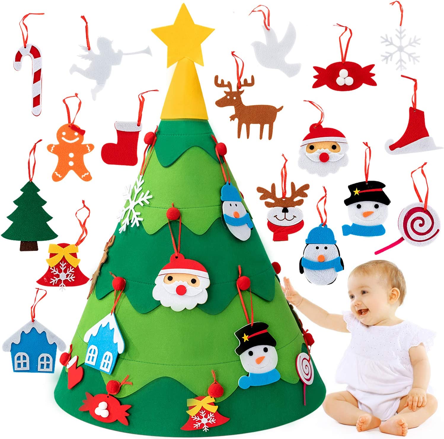 Maliben | Montessori 3d Christmas Tree | Creative And Educational Introduction To Christmas