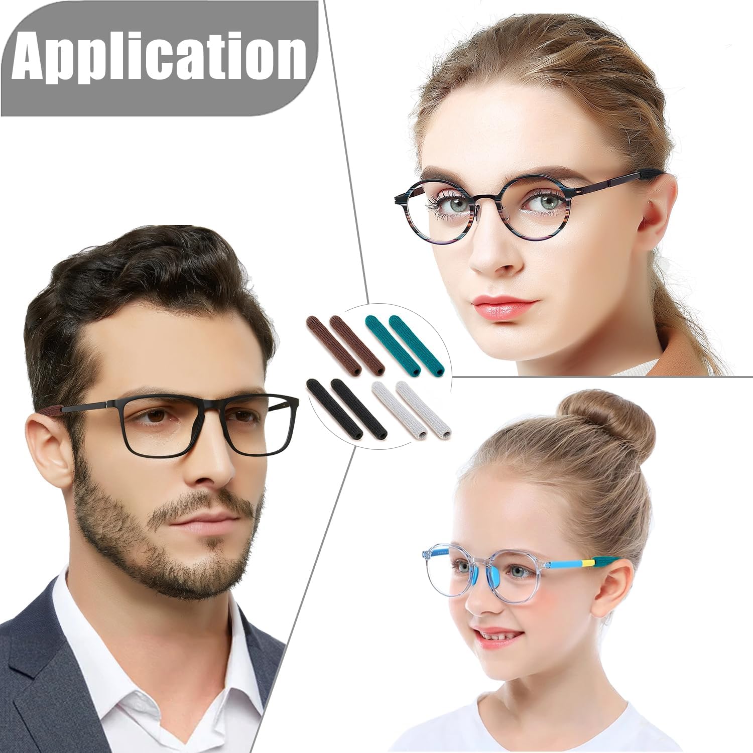 Maliben | 4 Pairs Upgrade Soft Glasses Ear Cushion