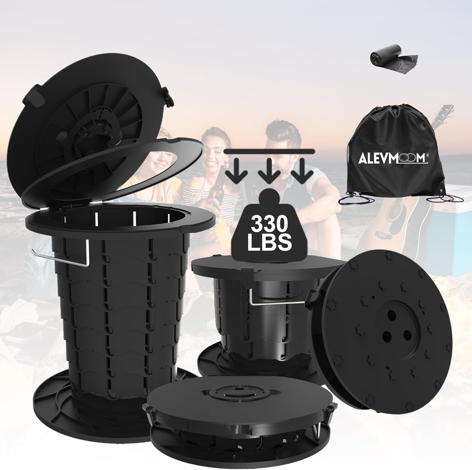 Maliben | Portable Toilet With Adjustable Height – Campmate