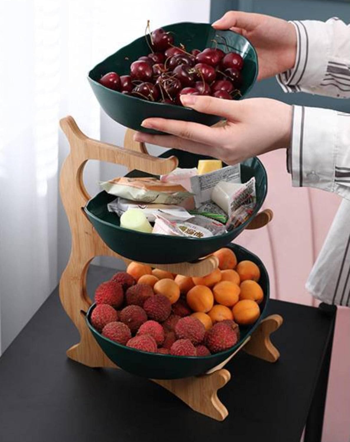 Maliben | FruitTower - Elegant Metal Fruit Stand