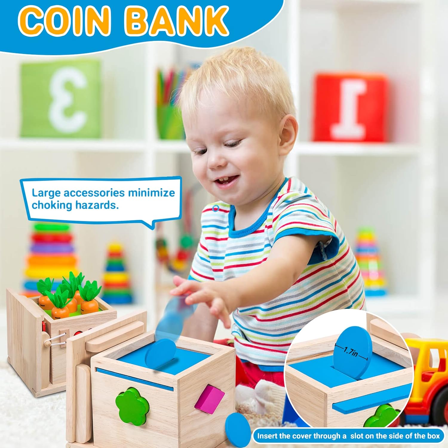 Maliben | Educational Baby Toy Set - Educational Playset For Growing Babies