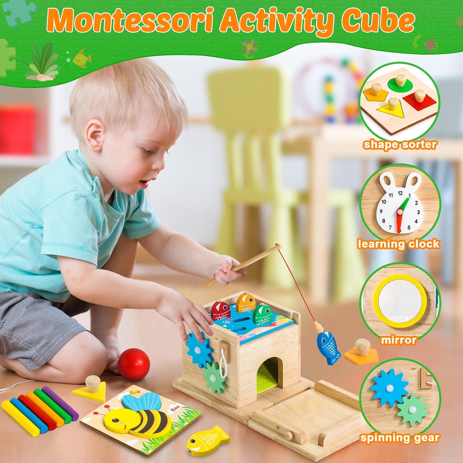 Maliben | Educational Baby Toy Set - Educational Playset For Growing Babies