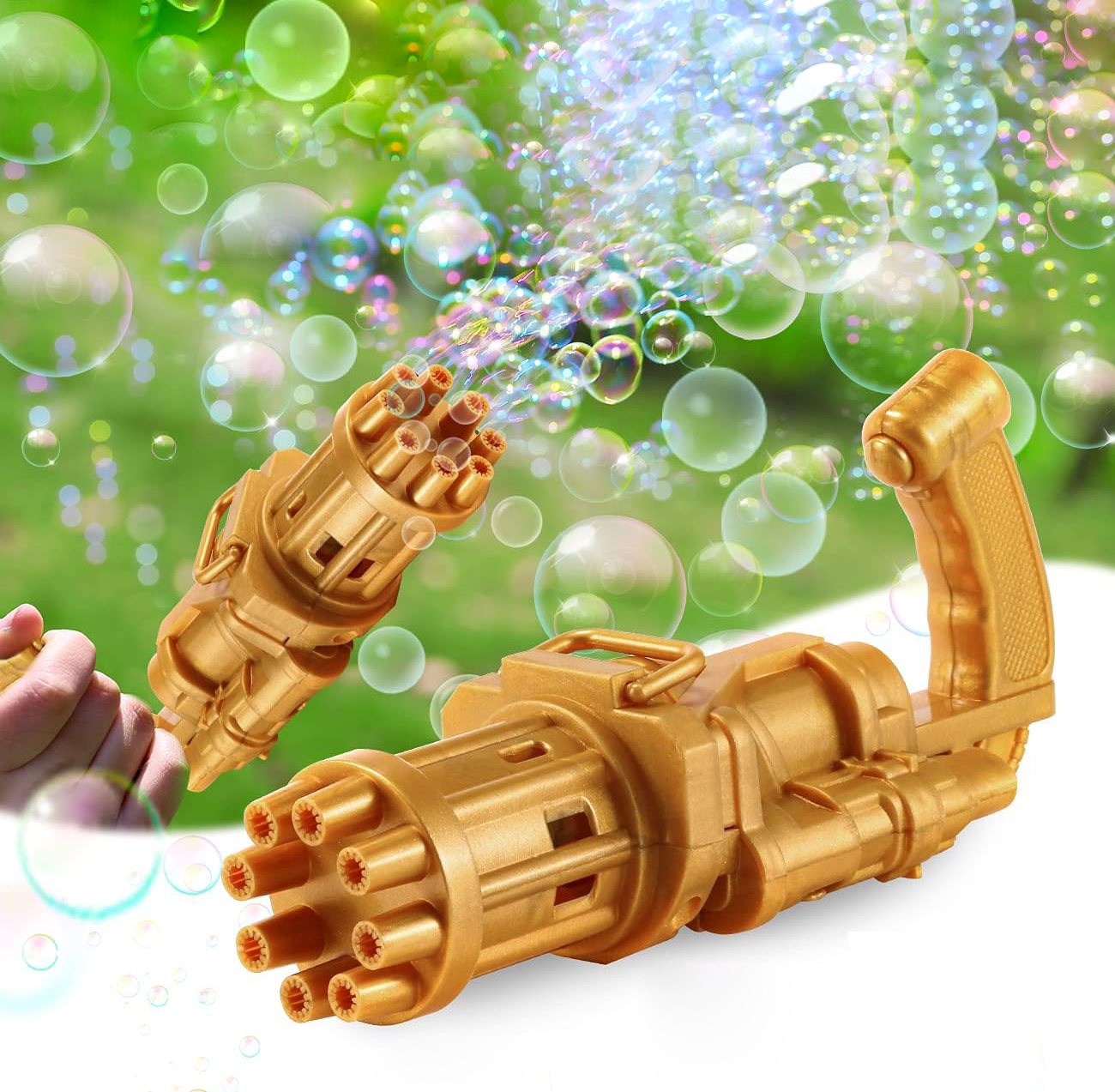 Maliben | Bubblestorm | Magical Bubble Rain - Automatic Bubble Blower