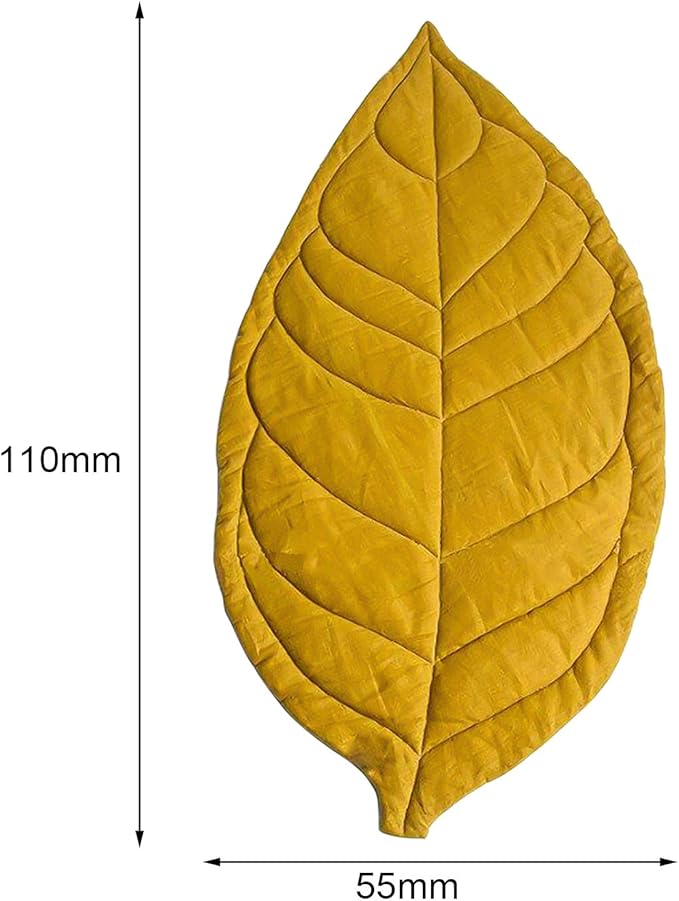 Maliben | Baby Play Mat – Leaf Shape, Soft & Comfortable