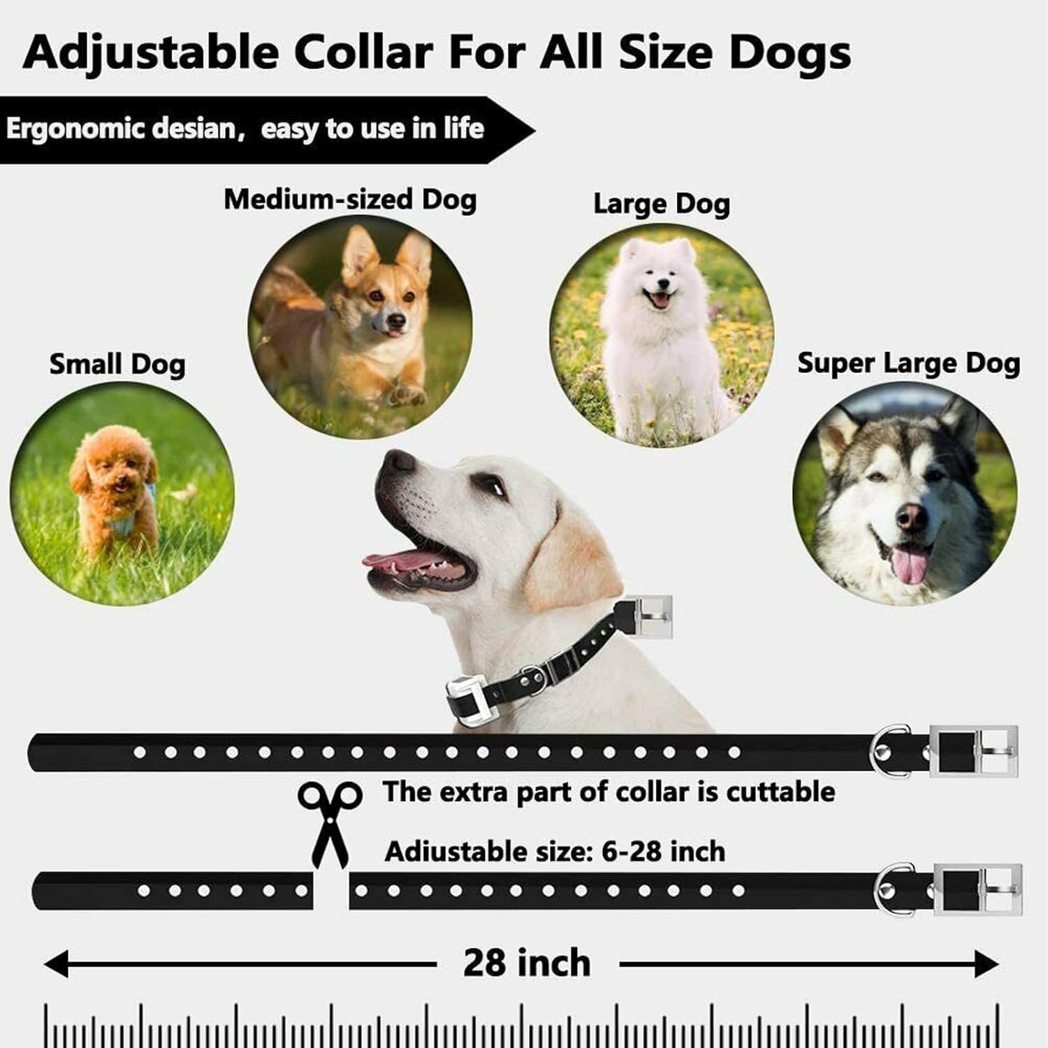 Maliben Wireless Dog Fence Collar System — Waterproof, Rechargeable & Ideal for Home...
