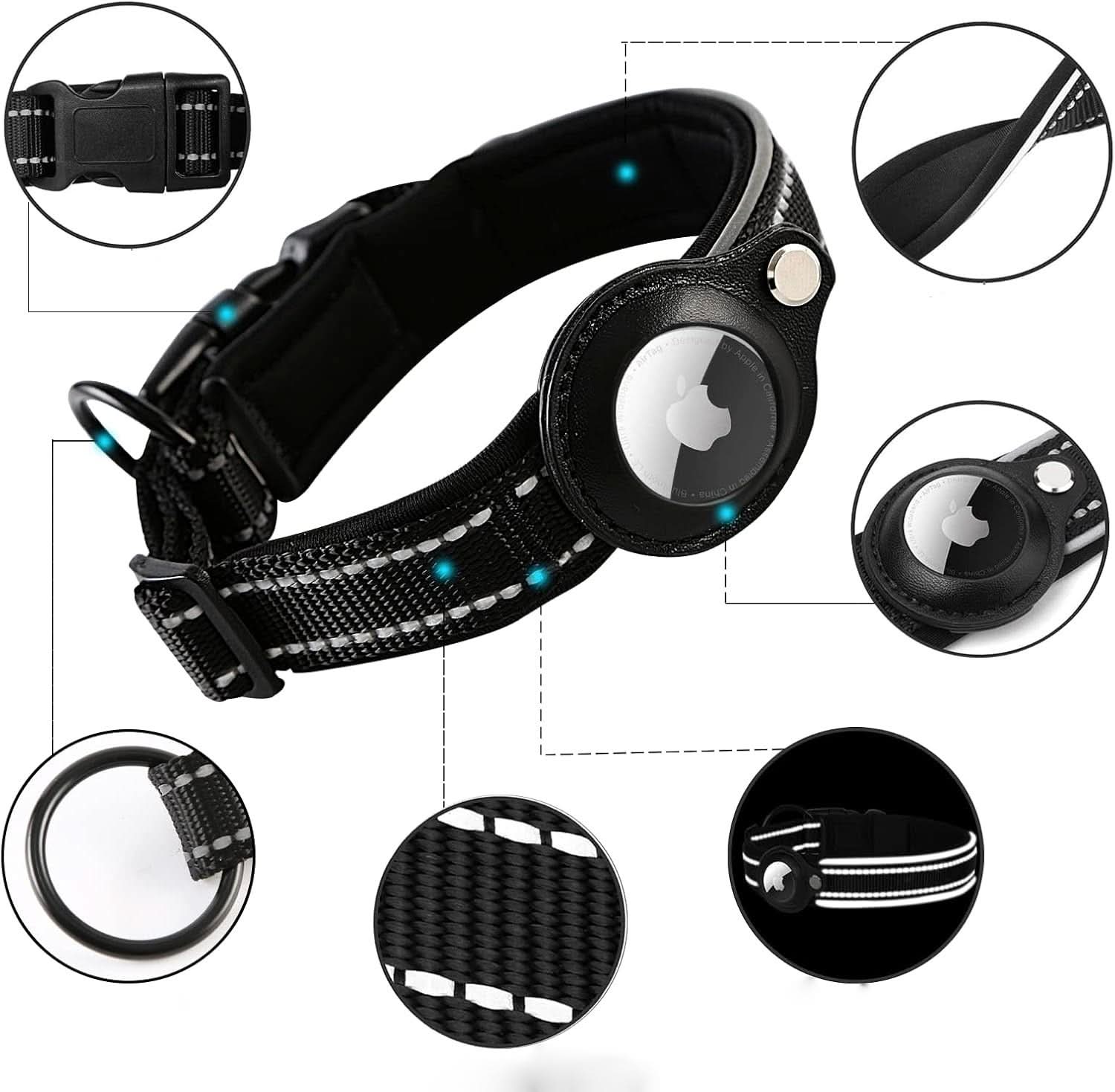 Maliben | LEAZO - AirTag Dog Collar