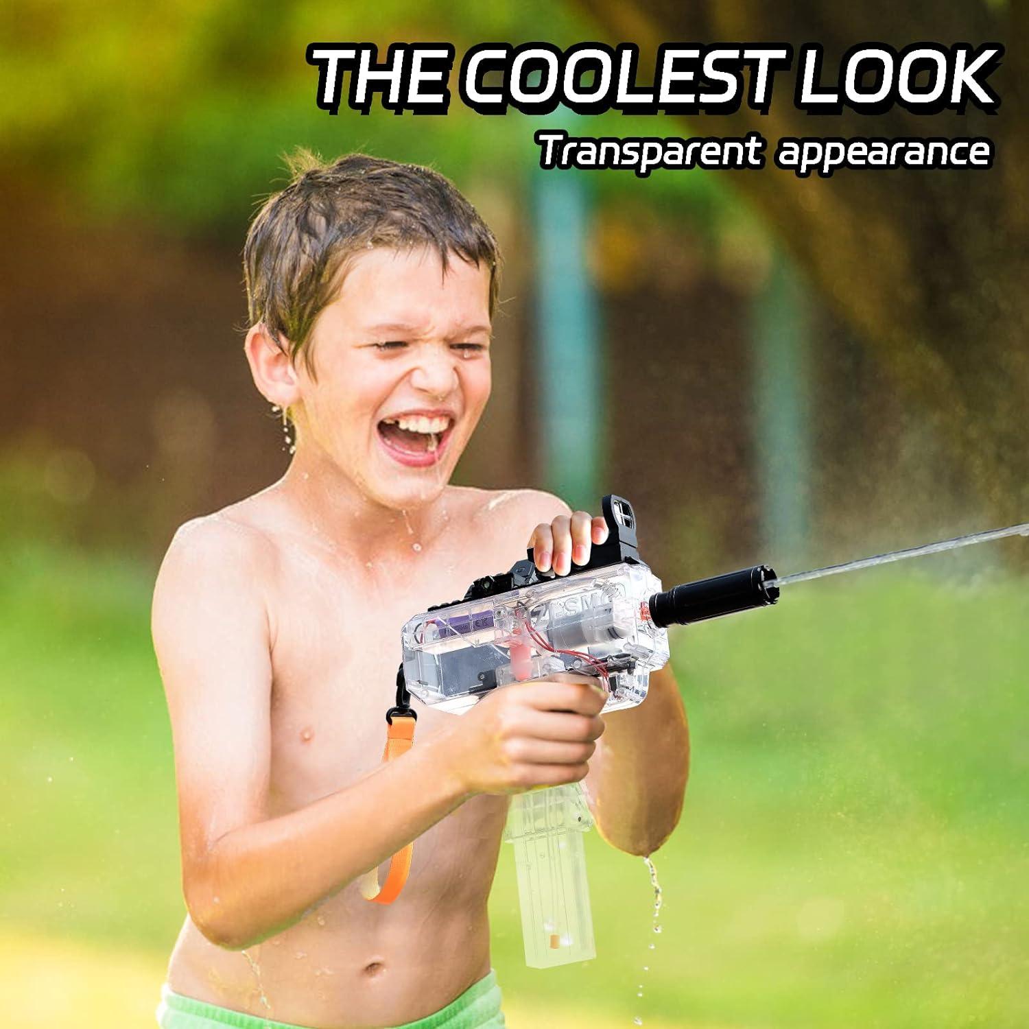 Maliben | Uzi Transparent Automatic High-Speed Water Gun