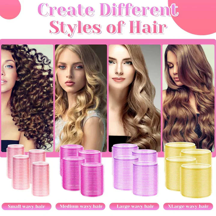 Maliben | Self-Adhesive Hair Rollers | For Voluminous And Long-Lasting Curls