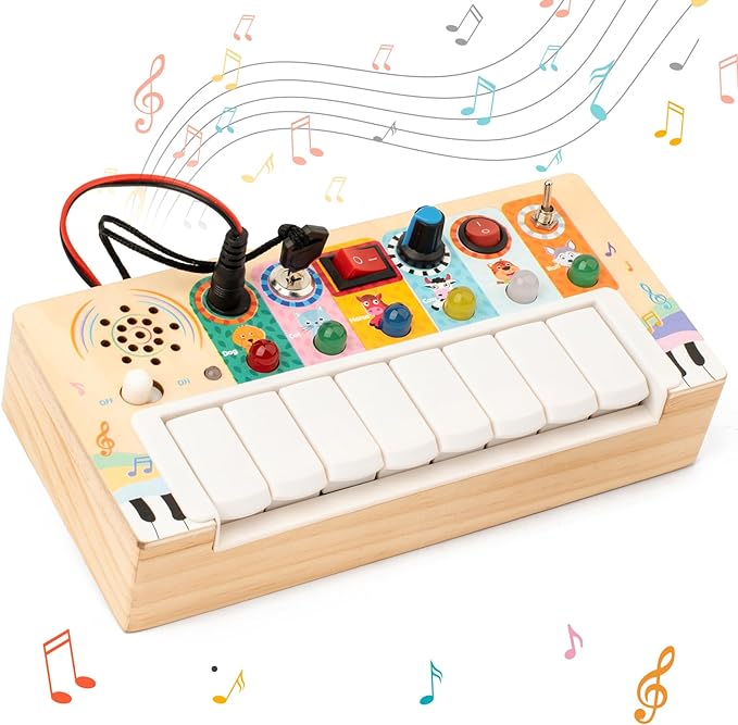 Maliben | Piano Busy Board - Creative Musical Experience For Babies
