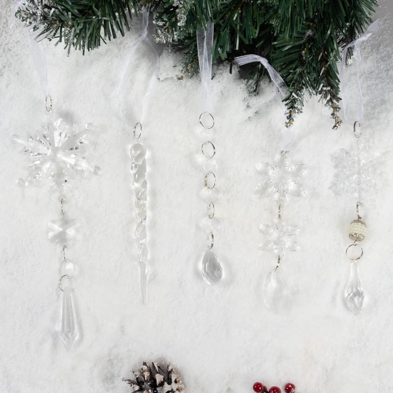 Maliben | Crystal Christmas Ornaments Set - Shinebright
