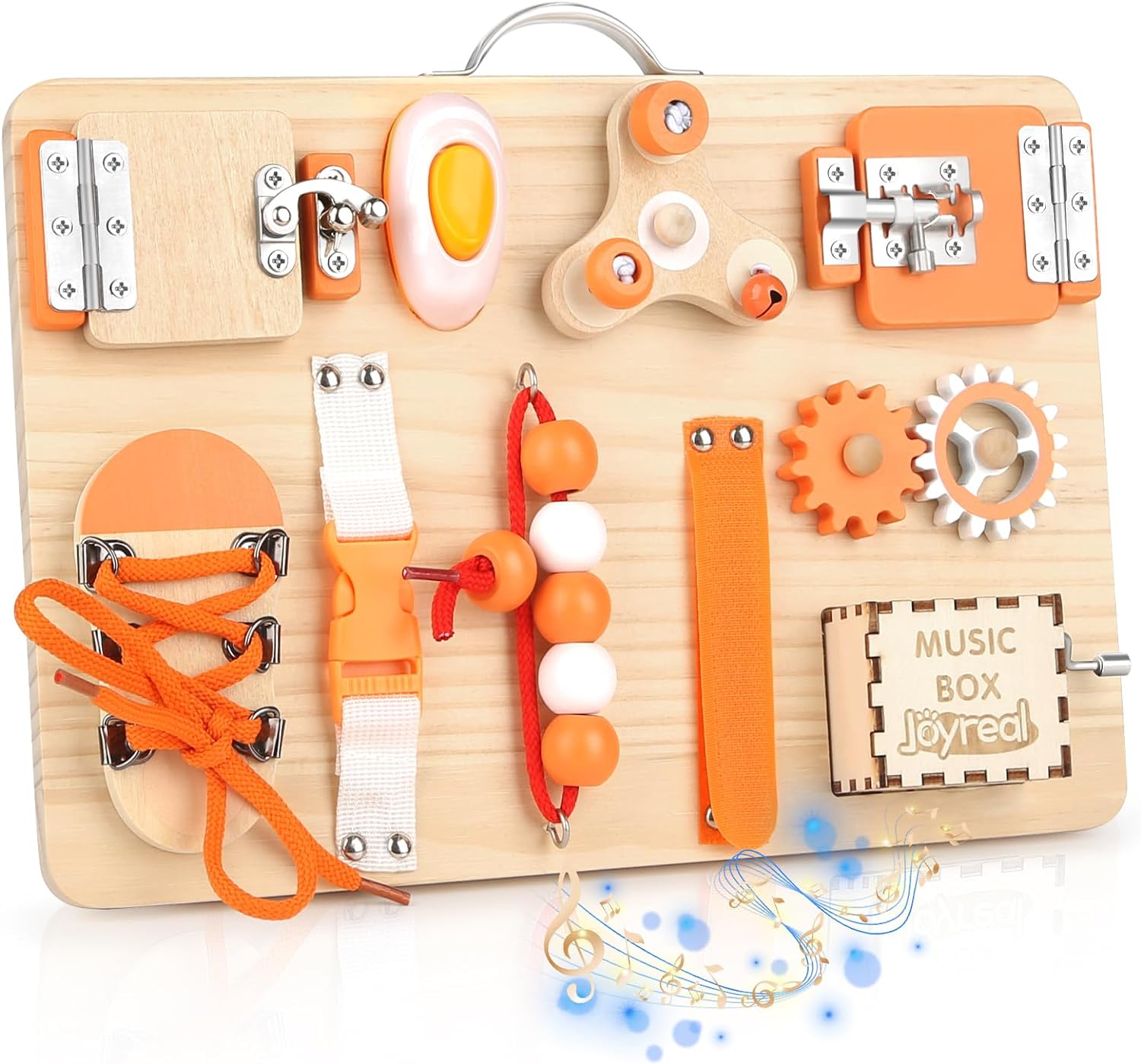 Maliben | Creative Wooden Activity Board For Kids - Play & Learn