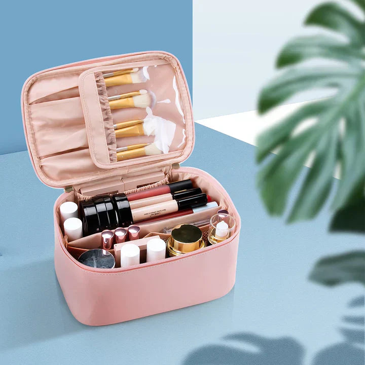 Maliben | Practical Make-Up Organizer For Traveling | With Compartments And Dividers