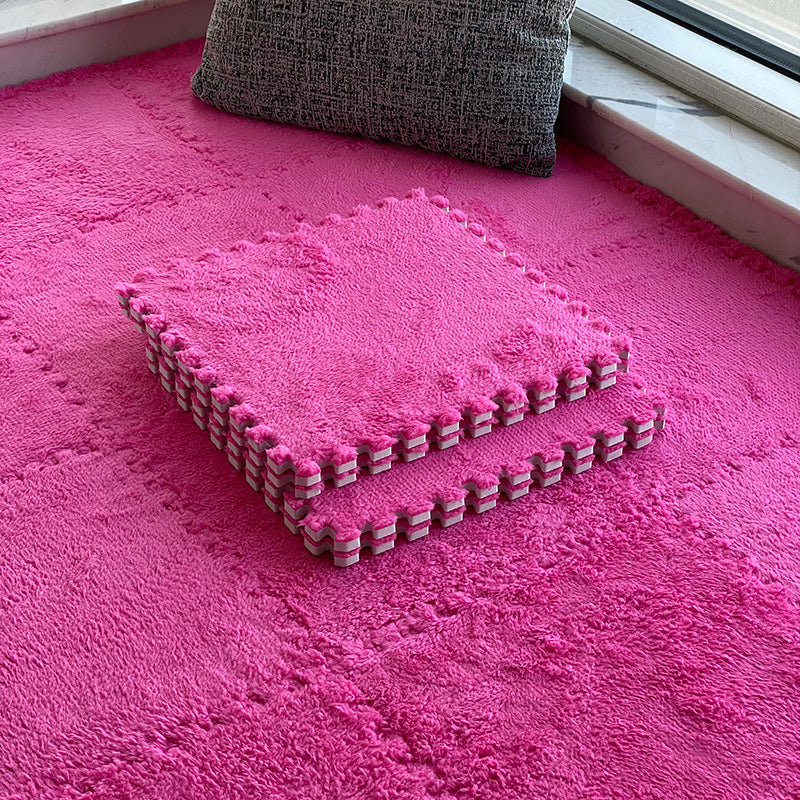 Maliben | Modern Carpet Tiles Level Loop Plug-In System Square Bedroom Carpet Tiles