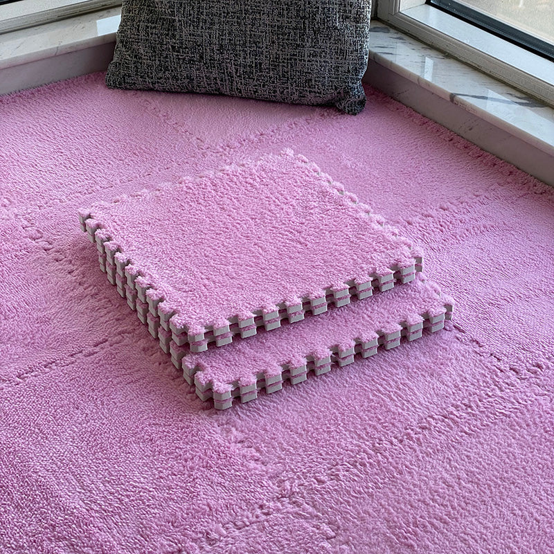 Maliben | Modern Carpet Tiles Level Loop Plug-In System Square Bedroom Carpet Tiles