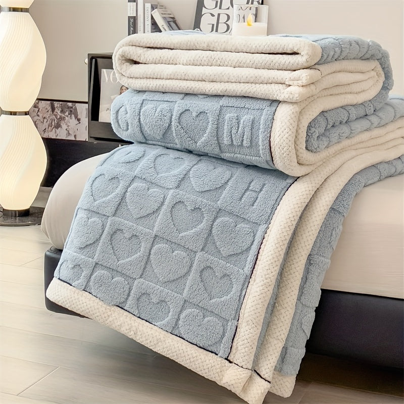 Maliben | Stylish Coral Fleece Blanket For Ultimate Comfort