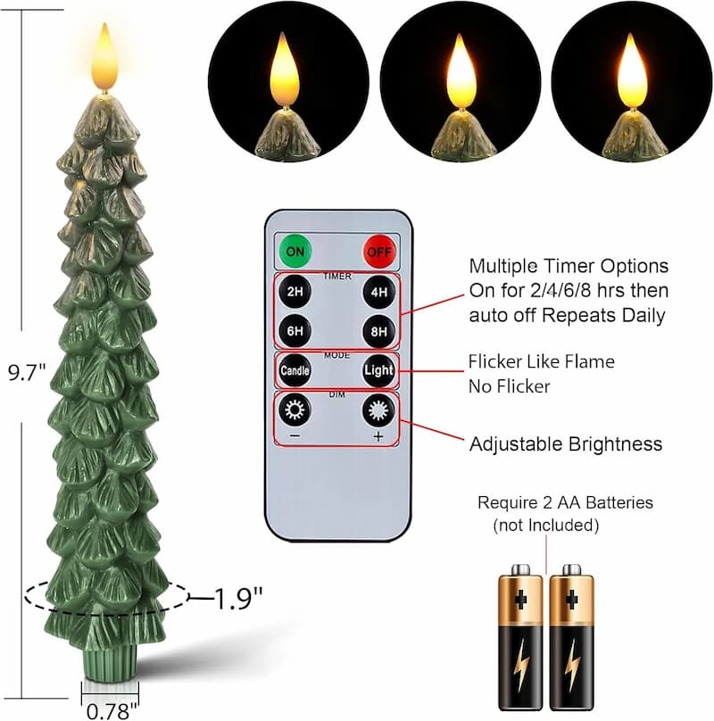 MAliben | Lumotree – Safe Led Candles For a Festive Christmas Atmosphere