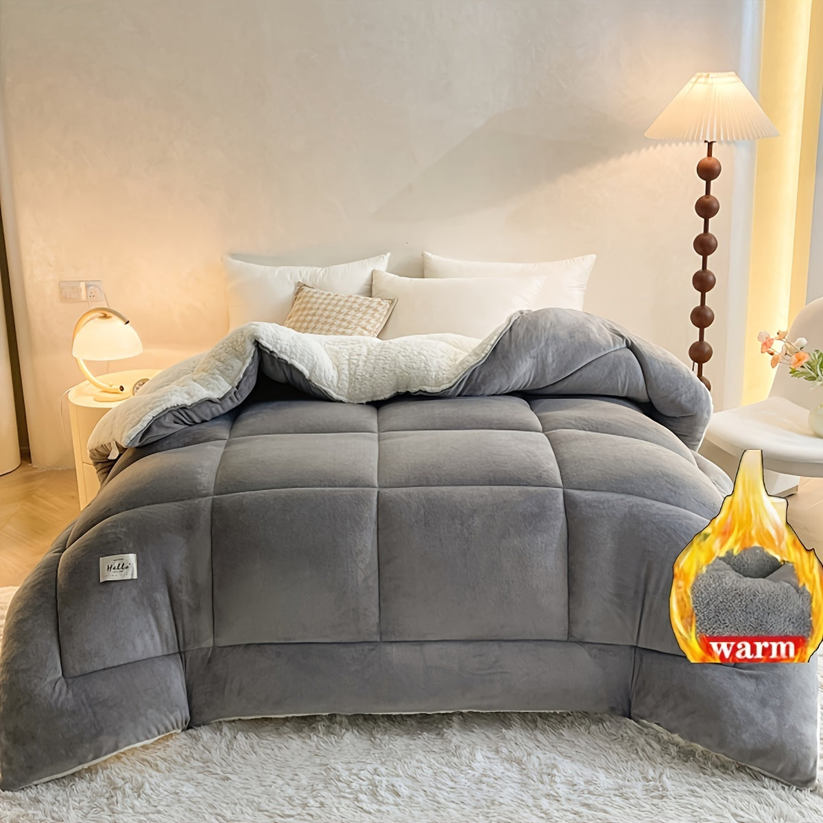 Maliben | Stylish Cabin Sherpa Fleece Duvet – Ultimate Comfort & Warmth