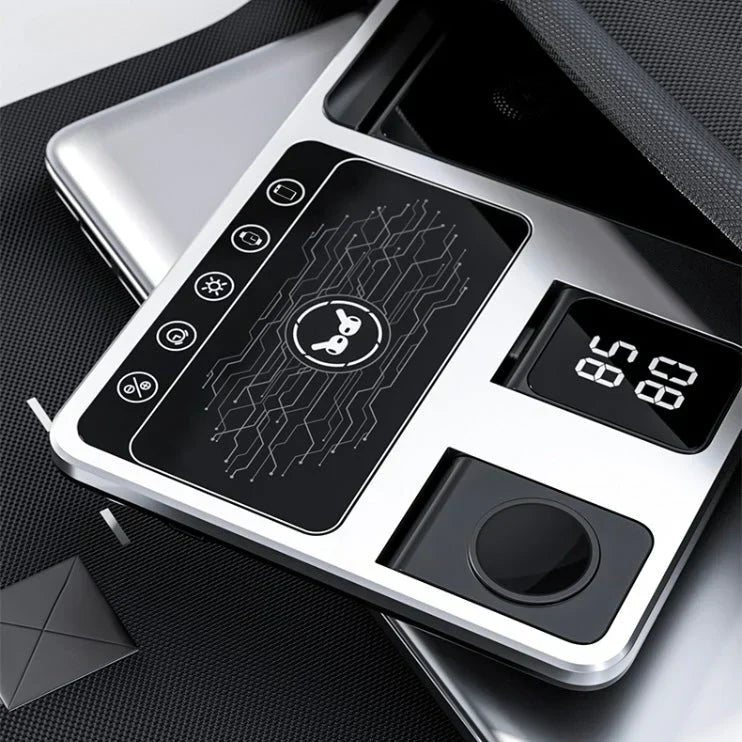 Maliben | Easycharge - 4-In-1 Wireless Charging Station For Iphone, Apple Watch And Airpods - Fast And Efficient Charger