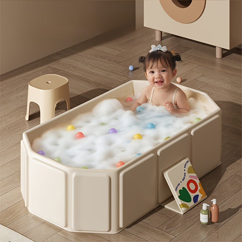 Maliben | Aqualounge Folding Bathtub | Pvc | For 1–3 People | With Shelves & Quick Fill System