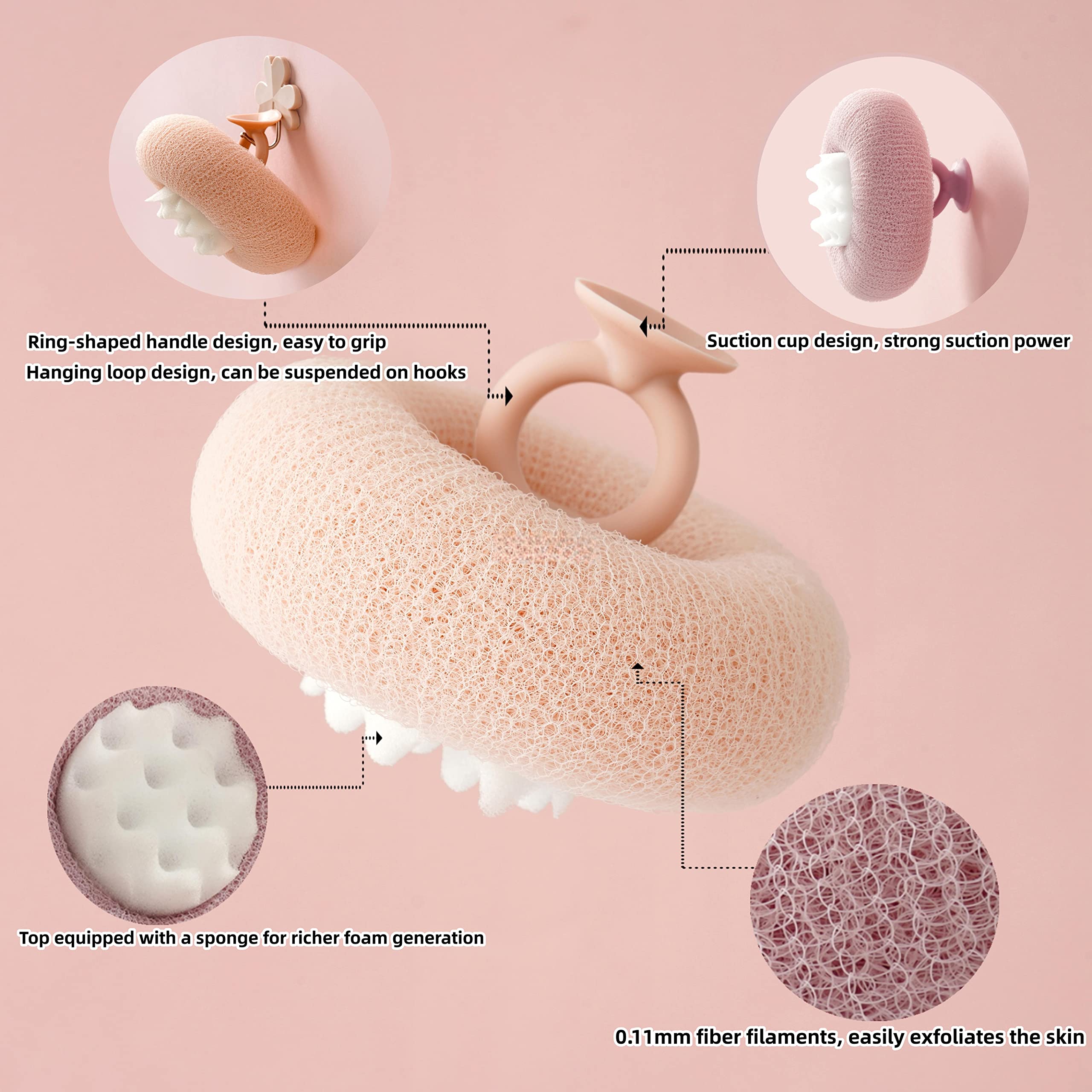Maliben | 🌻🌻Super Soft Sunflower Suction Cup Bath Ball