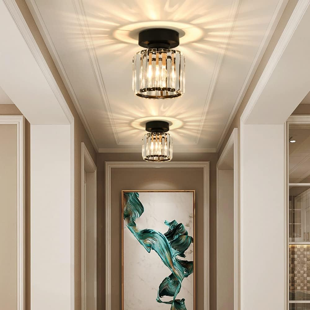 Maliben | Crystal Glass Ceiling Light For Modern Interiors